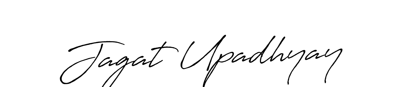 Use a signature maker to create a handwritten signature online. With this signature software, you can design (Antro_Vectra_Bolder) your own signature for name Jagat Upadhyay. Jagat Upadhyay signature style 7 images and pictures png