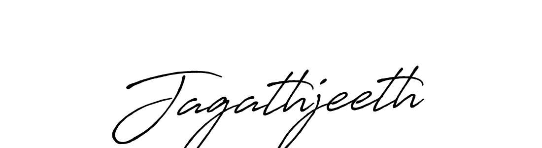 Design your own signature with our free online signature maker. With this signature software, you can create a handwritten (Antro_Vectra_Bolder) signature for name Jagathjeeth. Jagathjeeth signature style 7 images and pictures png