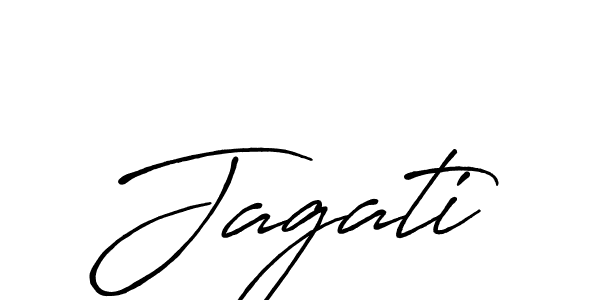 Also we have Jagati name is the best signature style. Create professional handwritten signature collection using Antro_Vectra_Bolder autograph style. Jagati signature style 7 images and pictures png