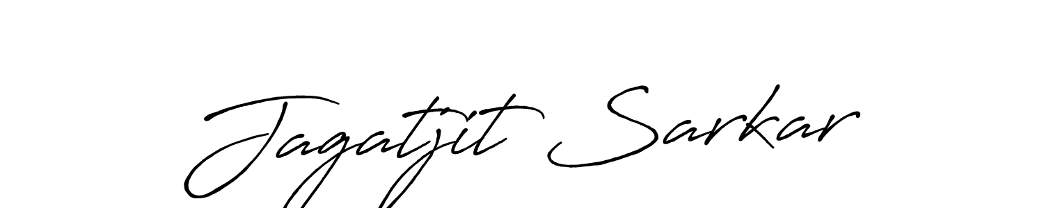 Design your own signature with our free online signature maker. With this signature software, you can create a handwritten (Antro_Vectra_Bolder) signature for name Jagatjit Sarkar. Jagatjit Sarkar signature style 7 images and pictures png