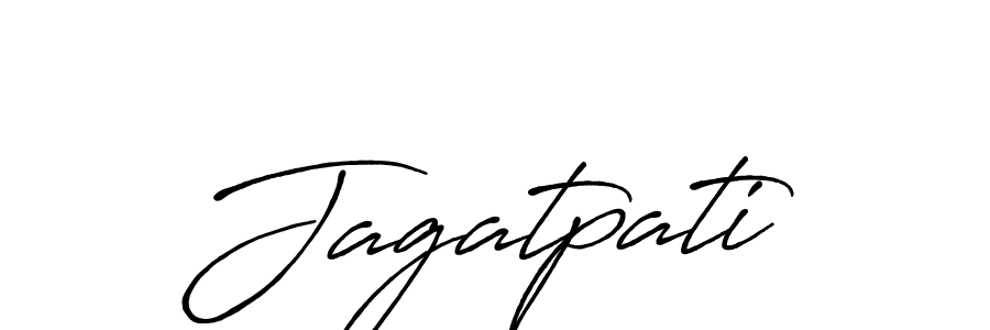 Jagatpati stylish signature style. Best Handwritten Sign (Antro_Vectra_Bolder) for my name. Handwritten Signature Collection Ideas for my name Jagatpati. Jagatpati signature style 7 images and pictures png