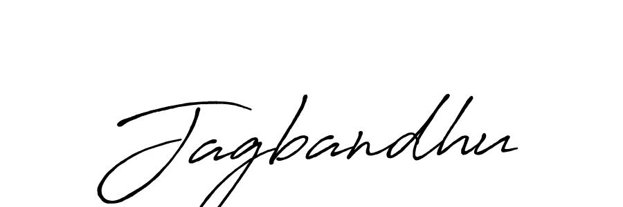 Use a signature maker to create a handwritten signature online. With this signature software, you can design (Antro_Vectra_Bolder) your own signature for name Jagbandhu. Jagbandhu signature style 7 images and pictures png