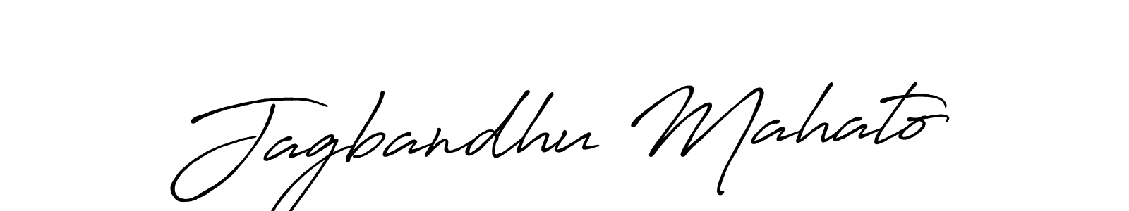 Also we have Jagbandhu Mahato name is the best signature style. Create professional handwritten signature collection using Antro_Vectra_Bolder autograph style. Jagbandhu Mahato signature style 7 images and pictures png