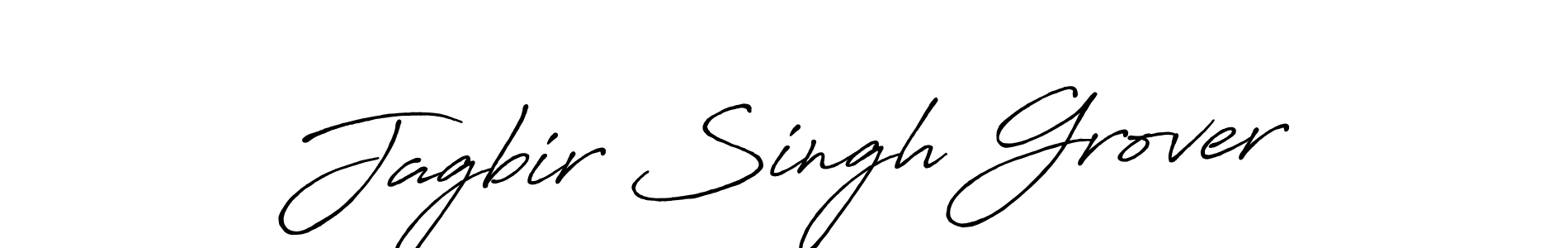 Jagbir Singh Grover stylish signature style. Best Handwritten Sign (Antro_Vectra_Bolder) for my name. Handwritten Signature Collection Ideas for my name Jagbir Singh Grover. Jagbir Singh Grover signature style 7 images and pictures png