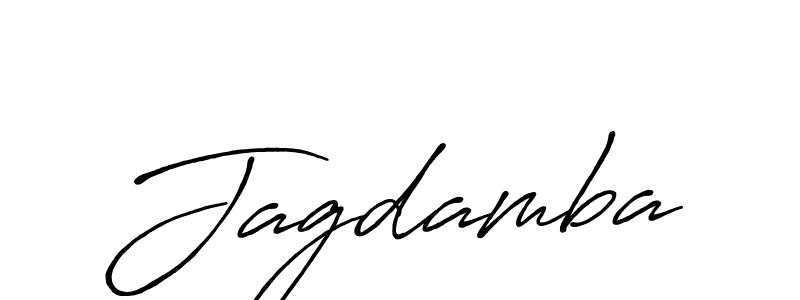 Create a beautiful signature design for name Jagdamba. With this signature (Antro_Vectra_Bolder) fonts, you can make a handwritten signature for free. Jagdamba signature style 7 images and pictures png