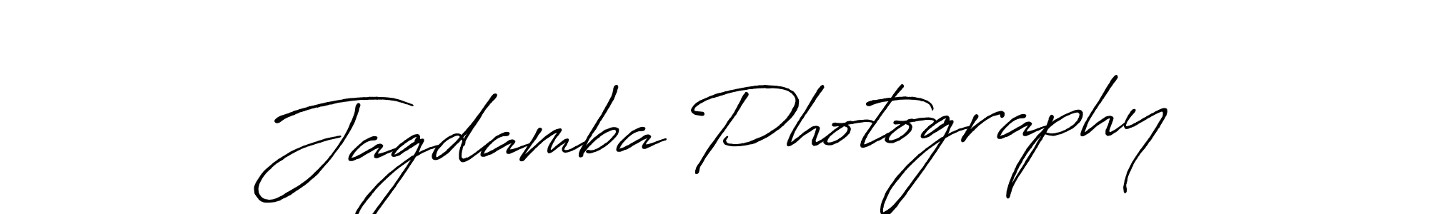 It looks lik you need a new signature style for name Jagdamba Photography. Design unique handwritten (Antro_Vectra_Bolder) signature with our free signature maker in just a few clicks. Jagdamba Photography signature style 7 images and pictures png