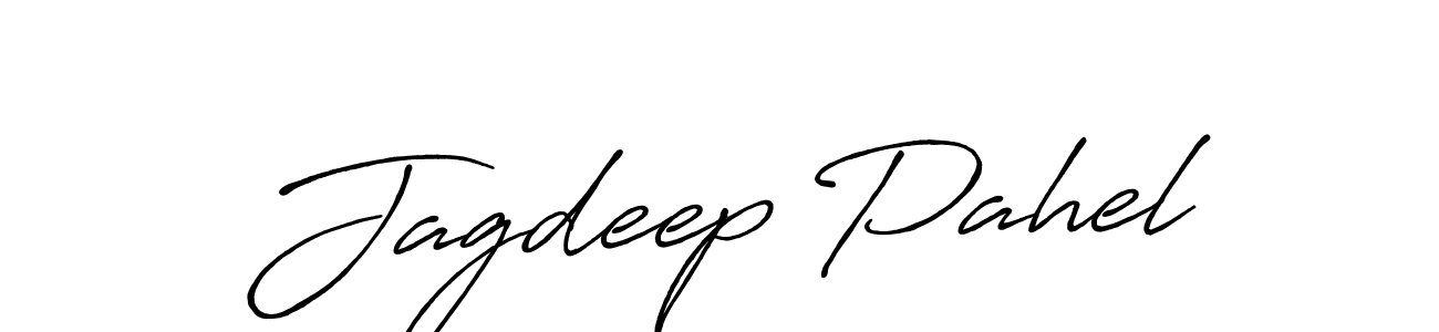 Also we have Jagdeep Pahel name is the best signature style. Create professional handwritten signature collection using Antro_Vectra_Bolder autograph style. Jagdeep Pahel signature style 7 images and pictures png