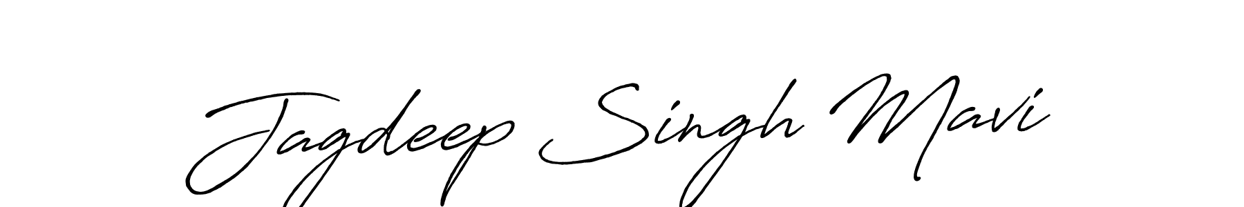 Make a beautiful signature design for name Jagdeep Singh Mavi. With this signature (Antro_Vectra_Bolder) style, you can create a handwritten signature for free. Jagdeep Singh Mavi signature style 7 images and pictures png
