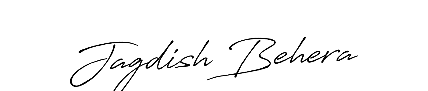 Design your own signature with our free online signature maker. With this signature software, you can create a handwritten (Antro_Vectra_Bolder) signature for name Jagdish Behera. Jagdish Behera signature style 7 images and pictures png