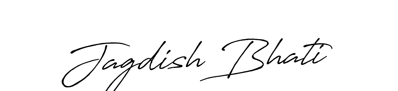 It looks lik you need a new signature style for name Jagdish Bhati. Design unique handwritten (Antro_Vectra_Bolder) signature with our free signature maker in just a few clicks. Jagdish Bhati signature style 7 images and pictures png