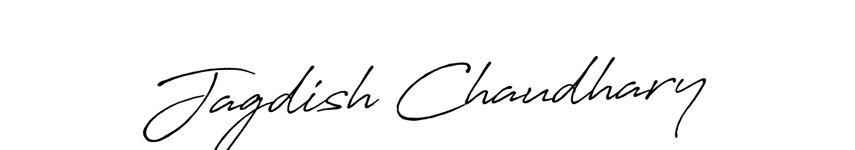 Design your own signature with our free online signature maker. With this signature software, you can create a handwritten (Antro_Vectra_Bolder) signature for name Jagdish Chaudhary. Jagdish Chaudhary signature style 7 images and pictures png