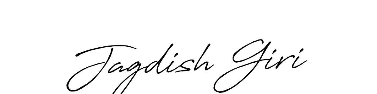 Use a signature maker to create a handwritten signature online. With this signature software, you can design (Antro_Vectra_Bolder) your own signature for name Jagdish Giri. Jagdish Giri signature style 7 images and pictures png