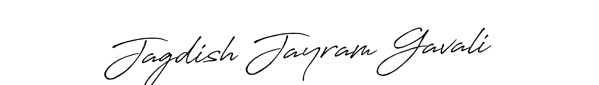 Design your own signature with our free online signature maker. With this signature software, you can create a handwritten (Antro_Vectra_Bolder) signature for name Jagdish Jayram Gavali. Jagdish Jayram Gavali signature style 7 images and pictures png