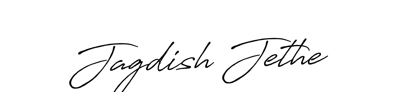 Also You can easily find your signature by using the search form. We will create Jagdish Jethe name handwritten signature images for you free of cost using Antro_Vectra_Bolder sign style. Jagdish Jethe signature style 7 images and pictures png