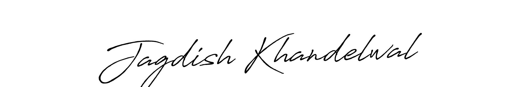 Jagdish Khandelwal stylish signature style. Best Handwritten Sign (Antro_Vectra_Bolder) for my name. Handwritten Signature Collection Ideas for my name Jagdish Khandelwal. Jagdish Khandelwal signature style 7 images and pictures png