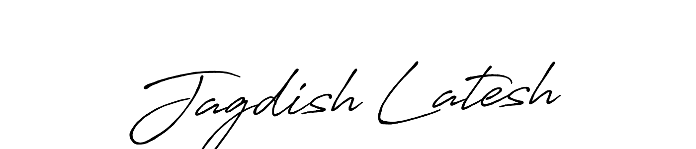 How to make Jagdish Latesh signature? Antro_Vectra_Bolder is a professional autograph style. Create handwritten signature for Jagdish Latesh name. Jagdish Latesh signature style 7 images and pictures png