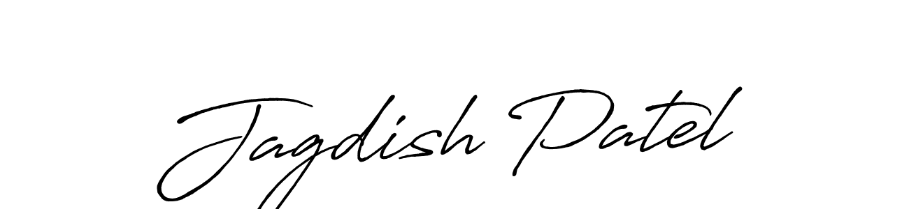 Design your own signature with our free online signature maker. With this signature software, you can create a handwritten (Antro_Vectra_Bolder) signature for name Jagdish Patel. Jagdish Patel signature style 7 images and pictures png