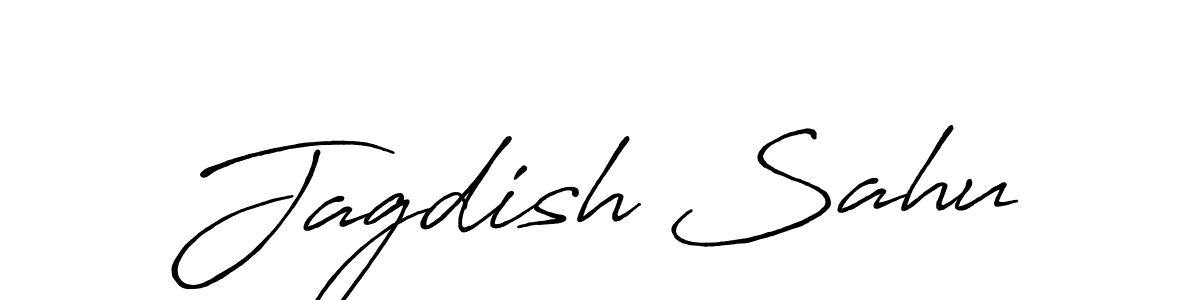 Also we have Jagdish Sahu name is the best signature style. Create professional handwritten signature collection using Antro_Vectra_Bolder autograph style. Jagdish Sahu signature style 7 images and pictures png