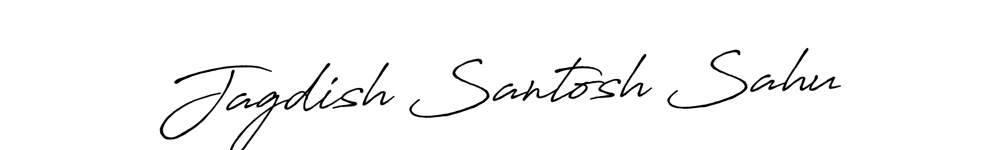 Design your own signature with our free online signature maker. With this signature software, you can create a handwritten (Antro_Vectra_Bolder) signature for name Jagdish Santosh Sahu. Jagdish Santosh Sahu signature style 7 images and pictures png
