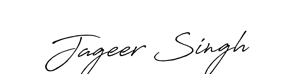 Design your own signature with our free online signature maker. With this signature software, you can create a handwritten (Antro_Vectra_Bolder) signature for name Jageer Singh. Jageer Singh signature style 7 images and pictures png