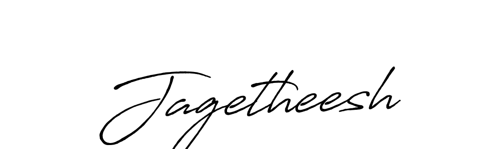 Design your own signature with our free online signature maker. With this signature software, you can create a handwritten (Antro_Vectra_Bolder) signature for name Jagetheesh. Jagetheesh signature style 7 images and pictures png