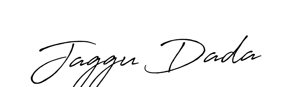 Create a beautiful signature design for name Jaggu Dada. With this signature (Antro_Vectra_Bolder) fonts, you can make a handwritten signature for free. Jaggu Dada signature style 7 images and pictures png