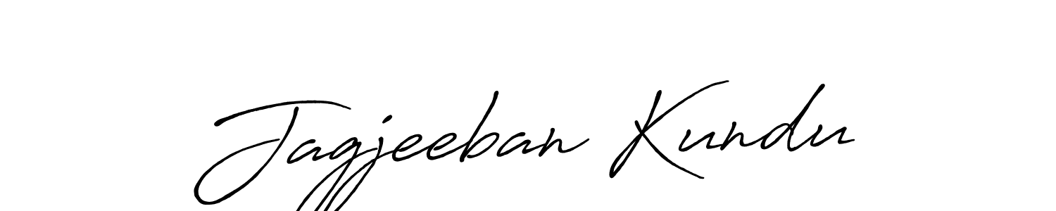 Antro_Vectra_Bolder is a professional signature style that is perfect for those who want to add a touch of class to their signature. It is also a great choice for those who want to make their signature more unique. Get Jagjeeban Kundu name to fancy signature for free. Jagjeeban Kundu signature style 7 images and pictures png