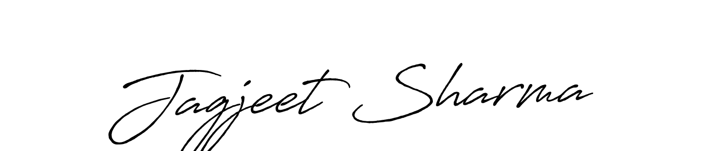 Use a signature maker to create a handwritten signature online. With this signature software, you can design (Antro_Vectra_Bolder) your own signature for name Jagjeet Sharma. Jagjeet Sharma signature style 7 images and pictures png