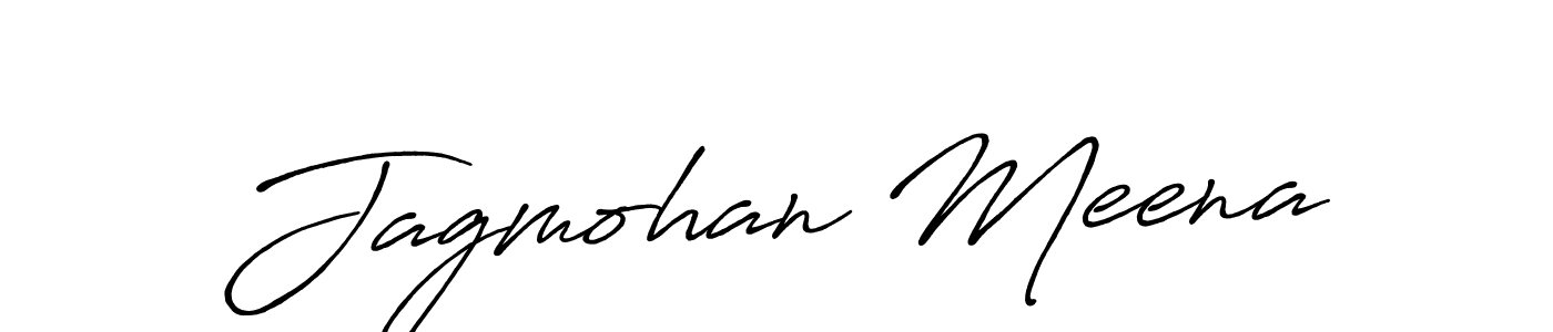 Use a signature maker to create a handwritten signature online. With this signature software, you can design (Antro_Vectra_Bolder) your own signature for name Jagmohan Meena. Jagmohan Meena signature style 7 images and pictures png