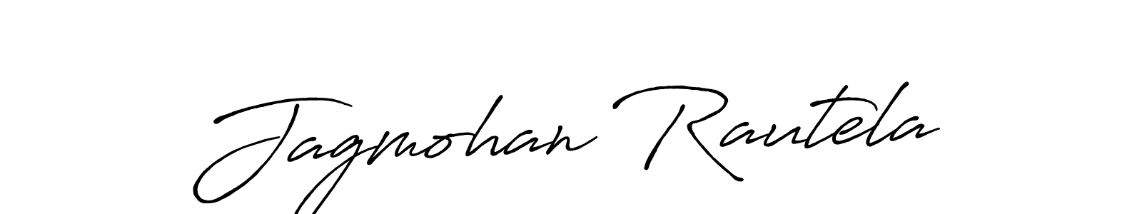 Jagmohan Rautela stylish signature style. Best Handwritten Sign (Antro_Vectra_Bolder) for my name. Handwritten Signature Collection Ideas for my name Jagmohan Rautela. Jagmohan Rautela signature style 7 images and pictures png