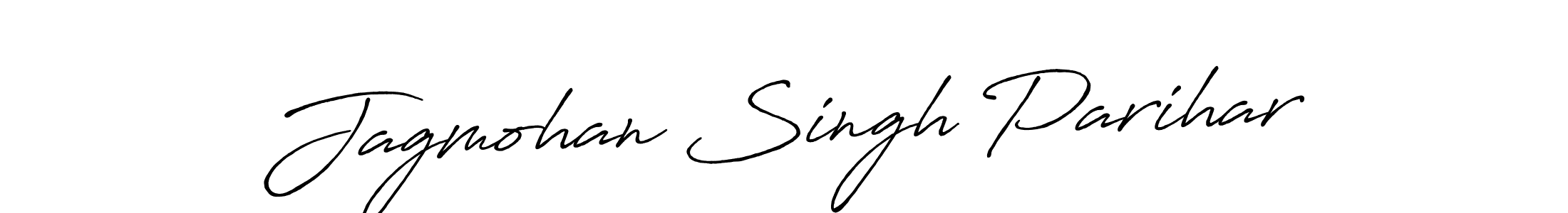 Antro_Vectra_Bolder is a professional signature style that is perfect for those who want to add a touch of class to their signature. It is also a great choice for those who want to make their signature more unique. Get Jagmohan Singh Parihar name to fancy signature for free. Jagmohan Singh Parihar signature style 7 images and pictures png