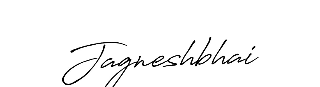 Create a beautiful signature design for name Jagneshbhai. With this signature (Antro_Vectra_Bolder) fonts, you can make a handwritten signature for free. Jagneshbhai signature style 7 images and pictures png