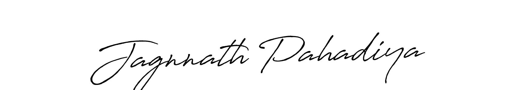How to make Jagnnath Pahadiya signature? Antro_Vectra_Bolder is a professional autograph style. Create handwritten signature for Jagnnath Pahadiya name. Jagnnath Pahadiya signature style 7 images and pictures png