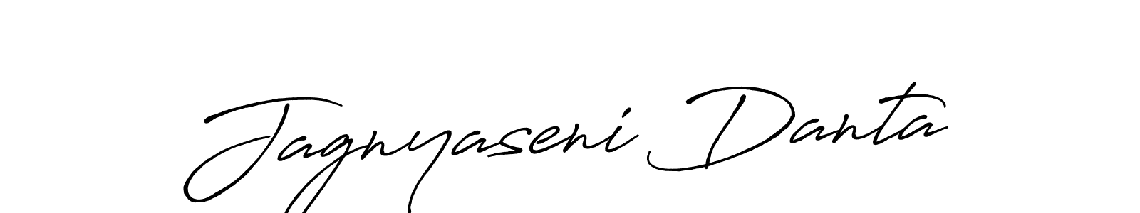 Design your own signature with our free online signature maker. With this signature software, you can create a handwritten (Antro_Vectra_Bolder) signature for name Jagnyaseni Danta. Jagnyaseni Danta signature style 7 images and pictures png