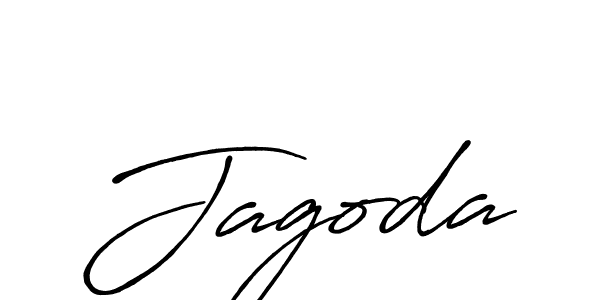 Design your own signature with our free online signature maker. With this signature software, you can create a handwritten (Antro_Vectra_Bolder) signature for name Jagoda. Jagoda signature style 7 images and pictures png