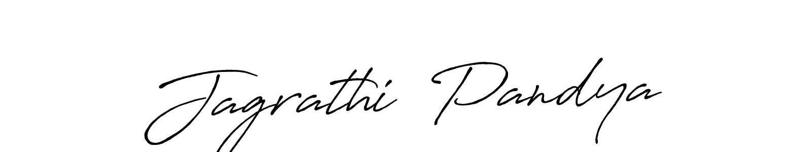 Once you've used our free online signature maker to create your best signature Antro_Vectra_Bolder style, it's time to enjoy all of the benefits that Jagrathi  Pandya name signing documents. Jagrathi  Pandya signature style 7 images and pictures png