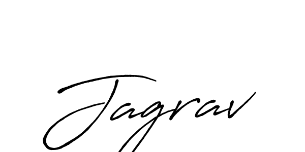 Design your own signature with our free online signature maker. With this signature software, you can create a handwritten (Antro_Vectra_Bolder) signature for name Jagrav. Jagrav signature style 7 images and pictures png