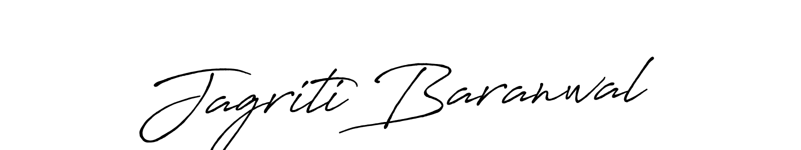 How to make Jagriti Baranwal signature? Antro_Vectra_Bolder is a professional autograph style. Create handwritten signature for Jagriti Baranwal name. Jagriti Baranwal signature style 7 images and pictures png