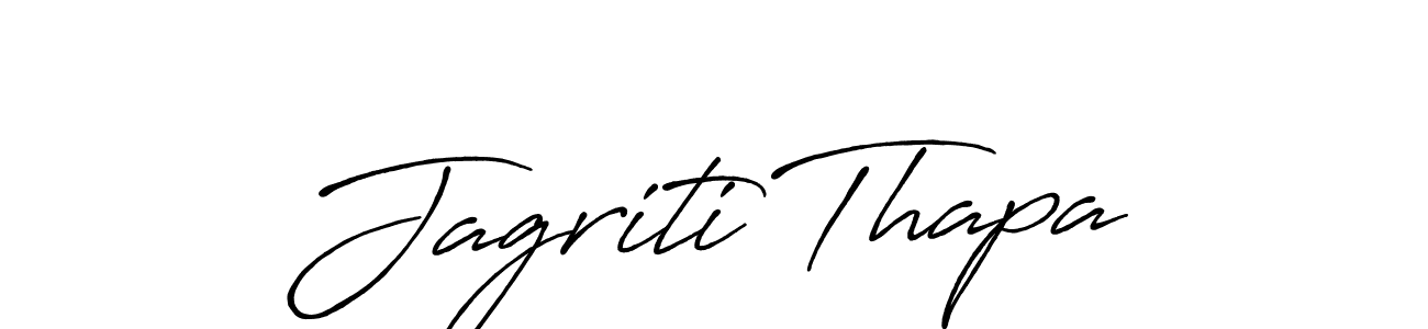 Jagriti Thapa stylish signature style. Best Handwritten Sign (Antro_Vectra_Bolder) for my name. Handwritten Signature Collection Ideas for my name Jagriti Thapa. Jagriti Thapa signature style 7 images and pictures png