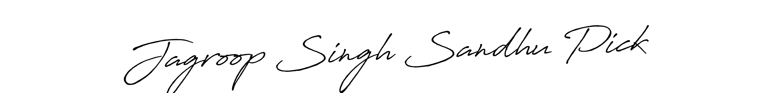 Also we have Jagroop Singh Sandhu Pick name is the best signature style. Create professional handwritten signature collection using Antro_Vectra_Bolder autograph style. Jagroop Singh Sandhu Pick signature style 7 images and pictures png