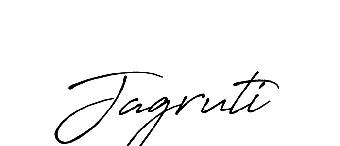 Create a beautiful signature design for name Jagruti. With this signature (Antro_Vectra_Bolder) fonts, you can make a handwritten signature for free. Jagruti signature style 7 images and pictures png