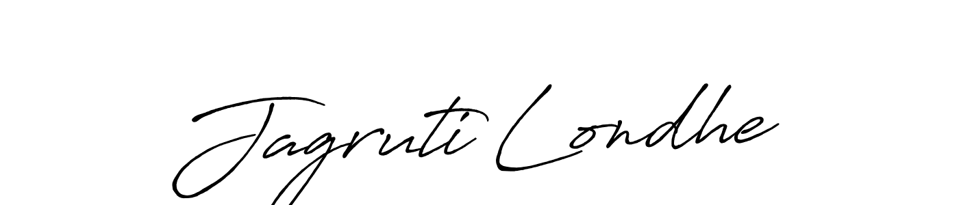 It looks lik you need a new signature style for name Jagruti Londhe. Design unique handwritten (Antro_Vectra_Bolder) signature with our free signature maker in just a few clicks. Jagruti Londhe signature style 7 images and pictures png