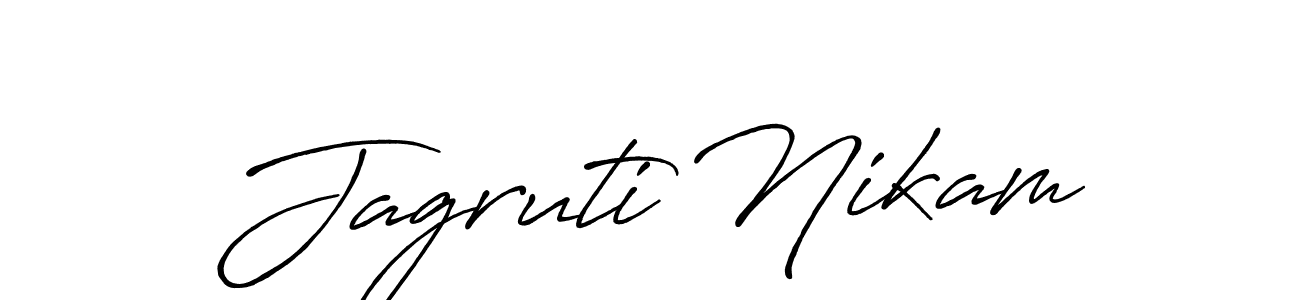 Similarly Antro_Vectra_Bolder is the best handwritten signature design. Signature creator online .You can use it as an online autograph creator for name Jagruti Nikam. Jagruti Nikam signature style 7 images and pictures png