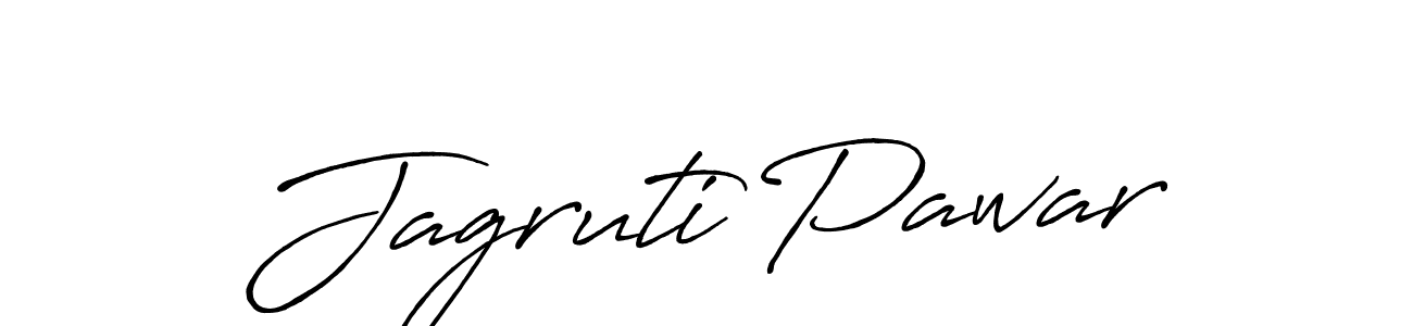 Jagruti Pawar stylish signature style. Best Handwritten Sign (Antro_Vectra_Bolder) for my name. Handwritten Signature Collection Ideas for my name Jagruti Pawar. Jagruti Pawar signature style 7 images and pictures png