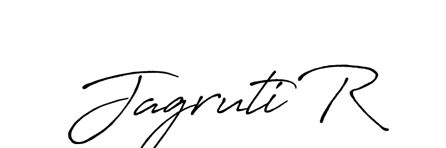 Also You can easily find your signature by using the search form. We will create Jagruti R name handwritten signature images for you free of cost using Antro_Vectra_Bolder sign style. Jagruti R signature style 7 images and pictures png