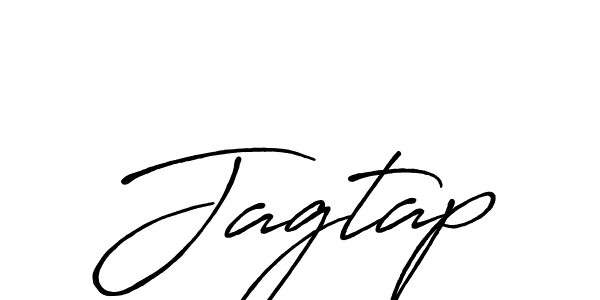 Create a beautiful signature design for name Jagtap. With this signature (Antro_Vectra_Bolder) fonts, you can make a handwritten signature for free. Jagtap signature style 7 images and pictures png