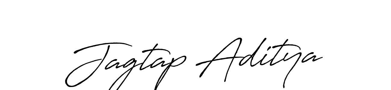 Also You can easily find your signature by using the search form. We will create Jagtap Aditya name handwritten signature images for you free of cost using Antro_Vectra_Bolder sign style. Jagtap Aditya signature style 7 images and pictures png