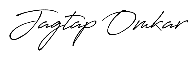 Stand out with a creative autograph for Jagtap Omkar. The Antro_Vectra_Bolder styling blends modern aesthetics with classic signature flourishes. Jagtap Omkar signature style 7 images and pictures png