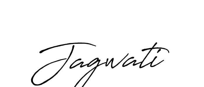 How to make Jagwati name signature. Use Antro_Vectra_Bolder style for creating short signs online. This is the latest handwritten sign. Jagwati signature style 7 images and pictures png