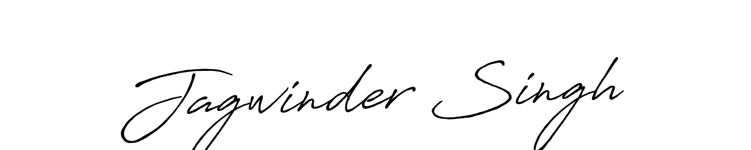 Make a beautiful signature design for name Jagwinder Singh. With this signature (Antro_Vectra_Bolder) style, you can create a handwritten signature for free. Jagwinder Singh signature style 7 images and pictures png